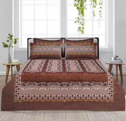 Jade 4 Pillow Multani Bedsheet Set |Single Two Pillow