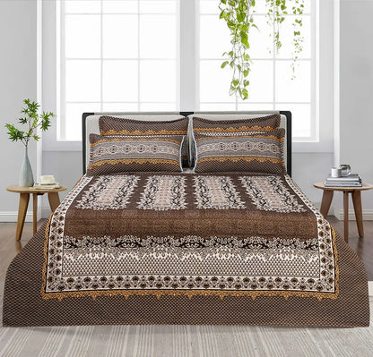 Jade 4 Pillow Multani Bedsheet Set |Single Two Pillow