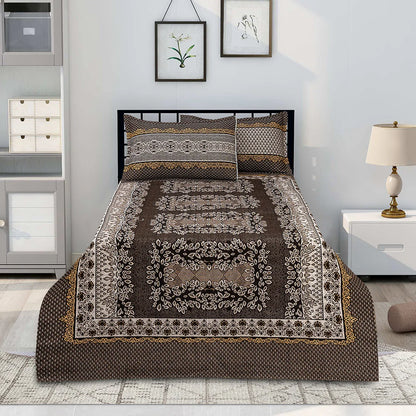 Jade 4 Pillow Multani Bedsheet Set |Single Two Pillow