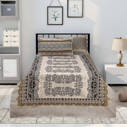 Jade 4 Pillow Multani Bedsheet Set |Single Two Pillow