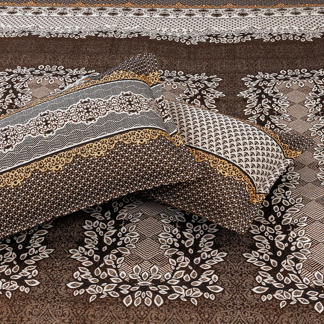 Jade 4 Pillow Multani Bedsheet Set |Single Two Pillow