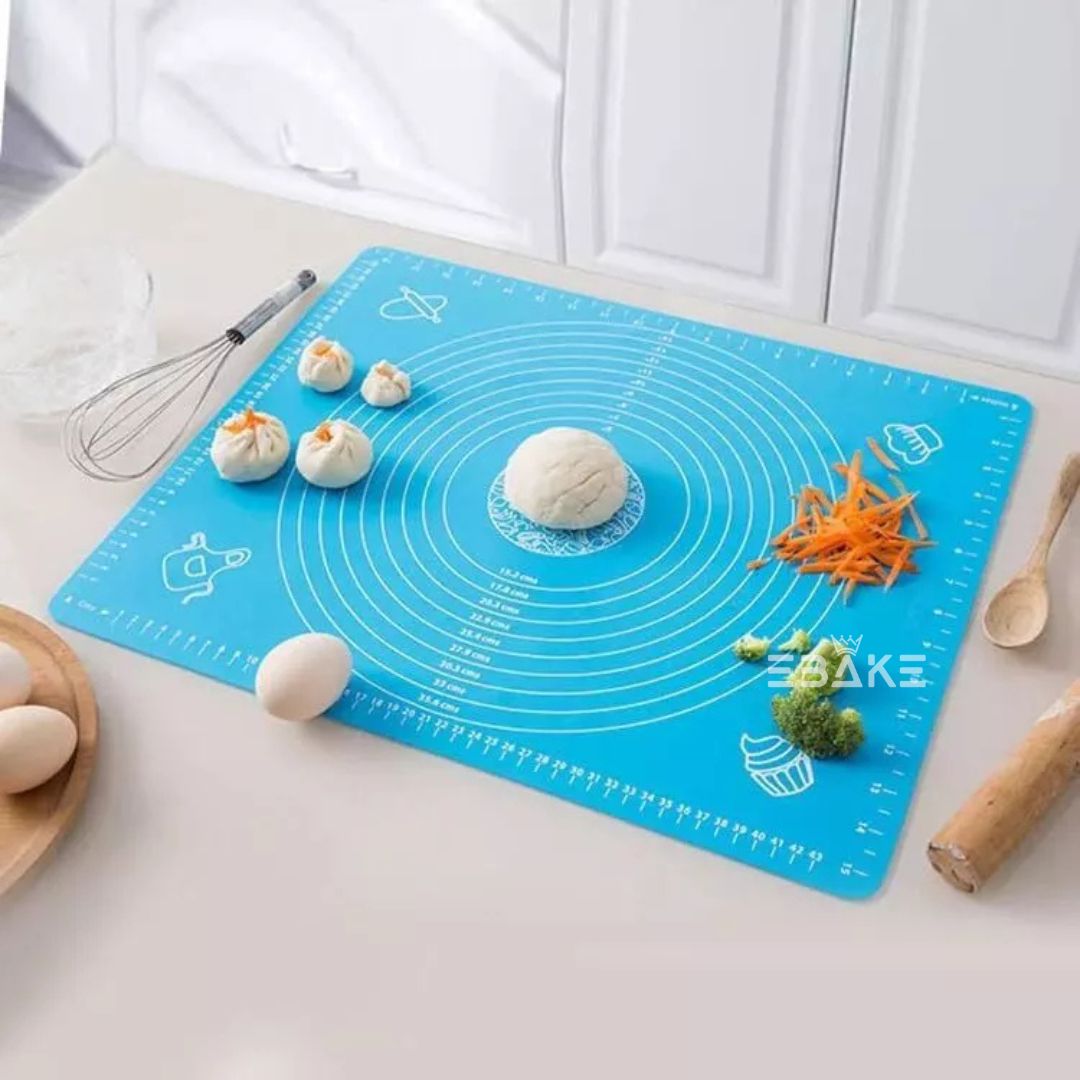 Non-Stick Silicone Baking & Dough Rolling Mat for Kitchen