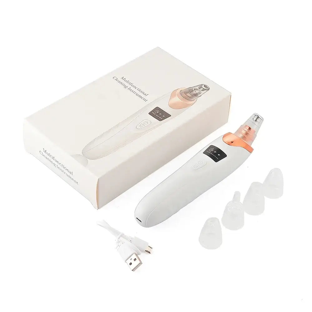 5-in-1 Electric Blackhead Remover & Pore Vacuum Cleaner – USB Rechargeable Facial Pore Cleaner