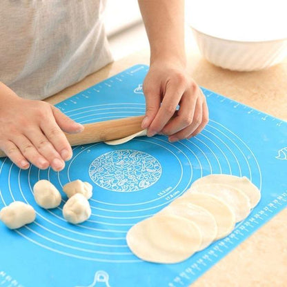 Non-Stick Silicone Baking & Dough Rolling Mat for Kitchen