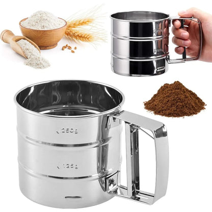 Stainless Steel Handheld Flour Sifter