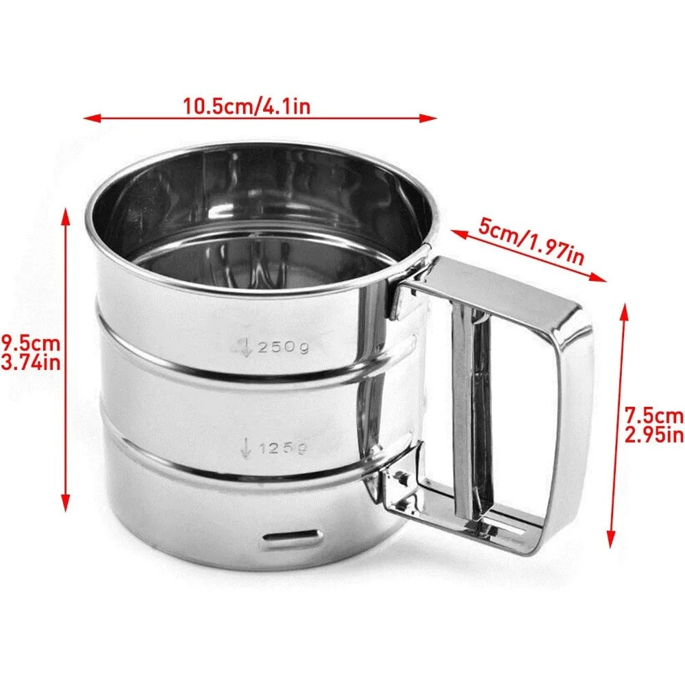 Stainless Steel Handheld Flour Sifter