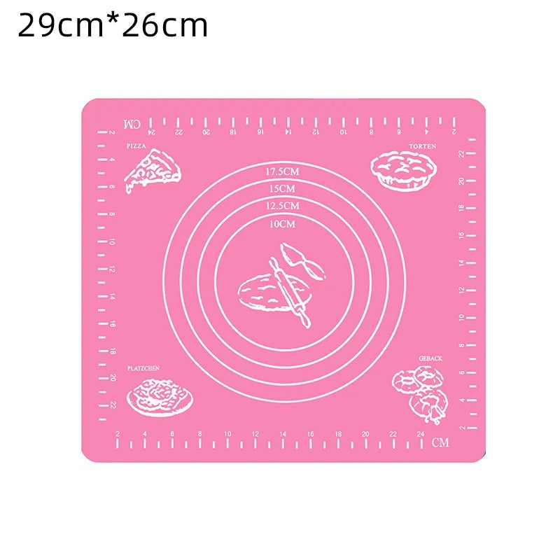 Non-Stick Silicone Baking & Dough Rolling Mat for Kitchen