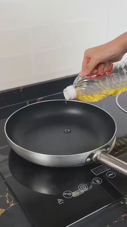 2-in-1 Glass Oil Spray Bottle & Dispenser 450ml | Fine Mist Oil Sprayer for Cooking, Air Fryer, BBQ & Kitchen