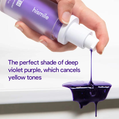 Hismile V34 Purple Teeth Whitening Colour Corrector | Instant Brighten Yellow Teeth