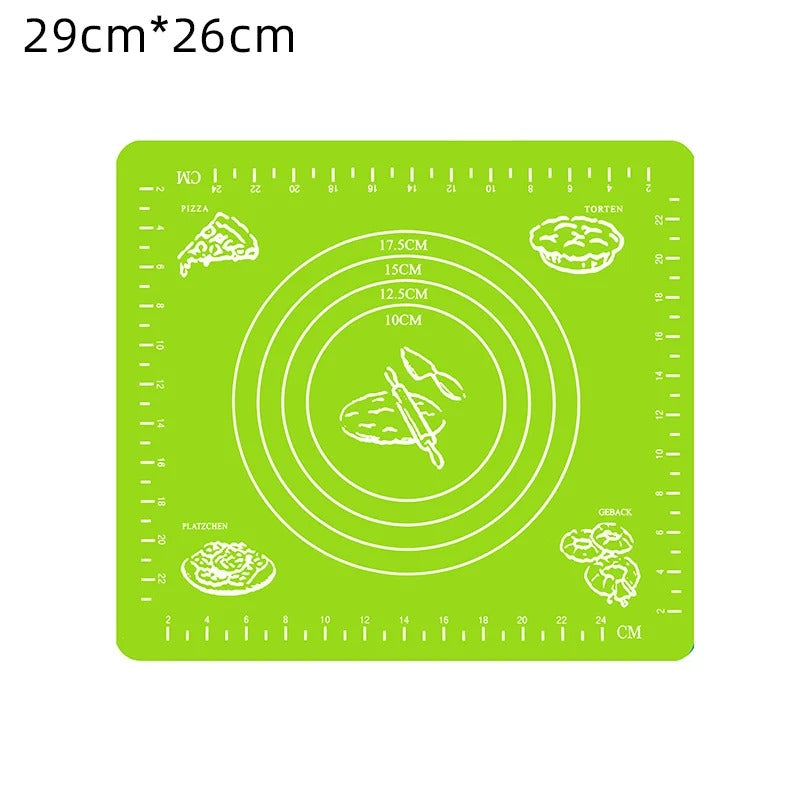 Non-Stick Silicone Baking & Dough Rolling Mat for Kitchen